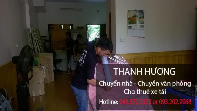 Thanh Hương dịch vụ chuyển văn phòng chuyên nghiệp tại phố Nguyễn Bỉnh Khiêm