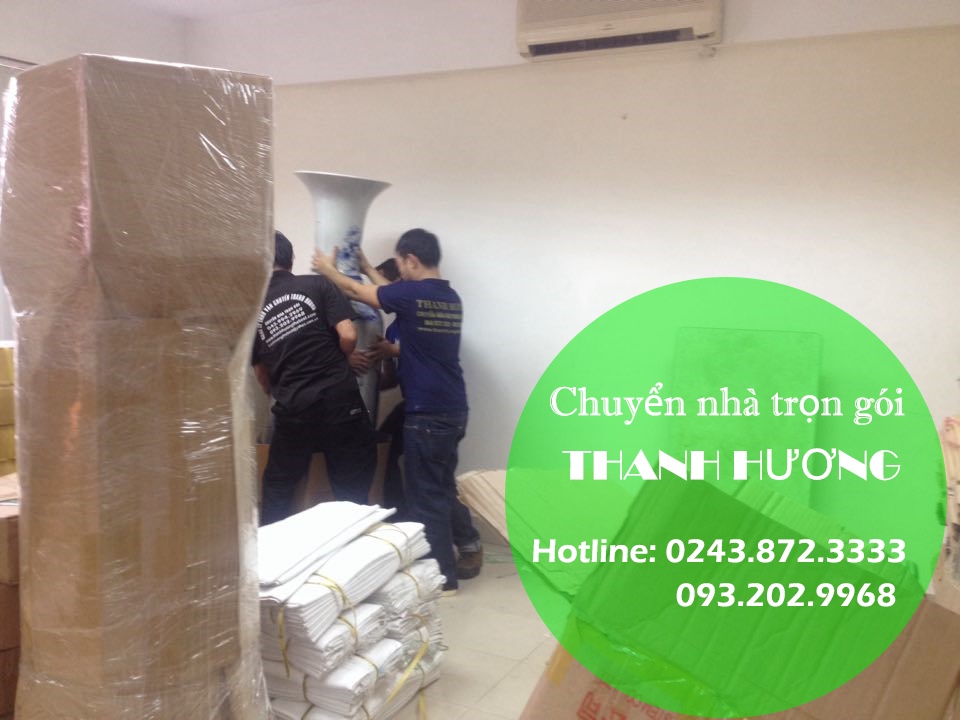 Dịch vụ chuyển văn phòng giá rẻ Thanh Hương tại phố Nguyên Hồng