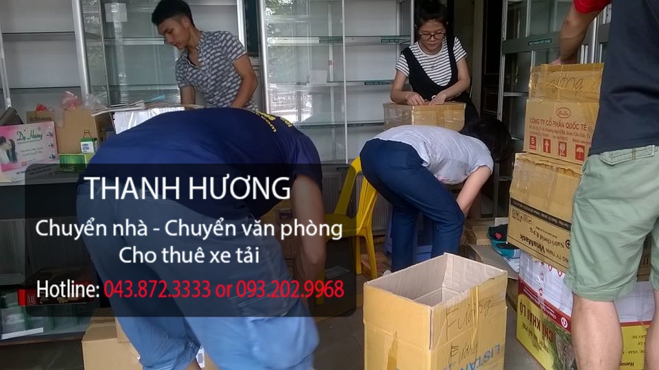 Chuyển văn phòng trọn gói chuyên nghiệp Thanh Hương tại phố Trần Hòa