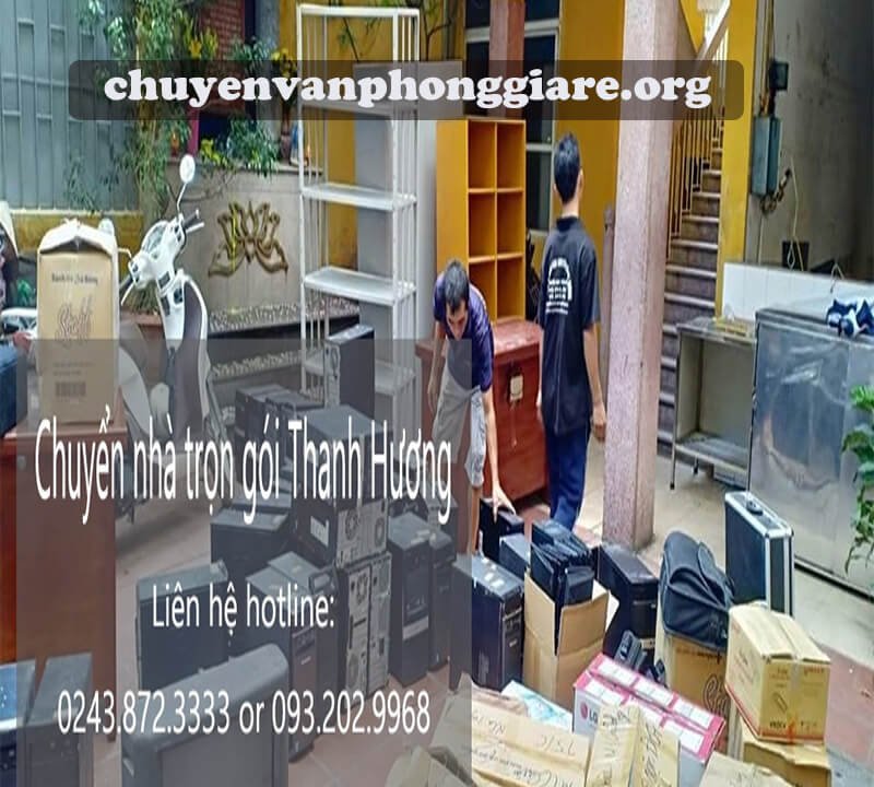 Dịch vụ chuyển văn phòng giá rẻ Thanh Hương tại xã Hồng Thái