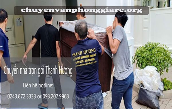 Dịch vụ chuyển văn phòng giá rẻ Thanh Hương tại phố Võ Thị Sáu